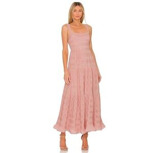 Jonathan Simkhai Celleste Plisse Knit Porcelain Pink Dress - Size 4